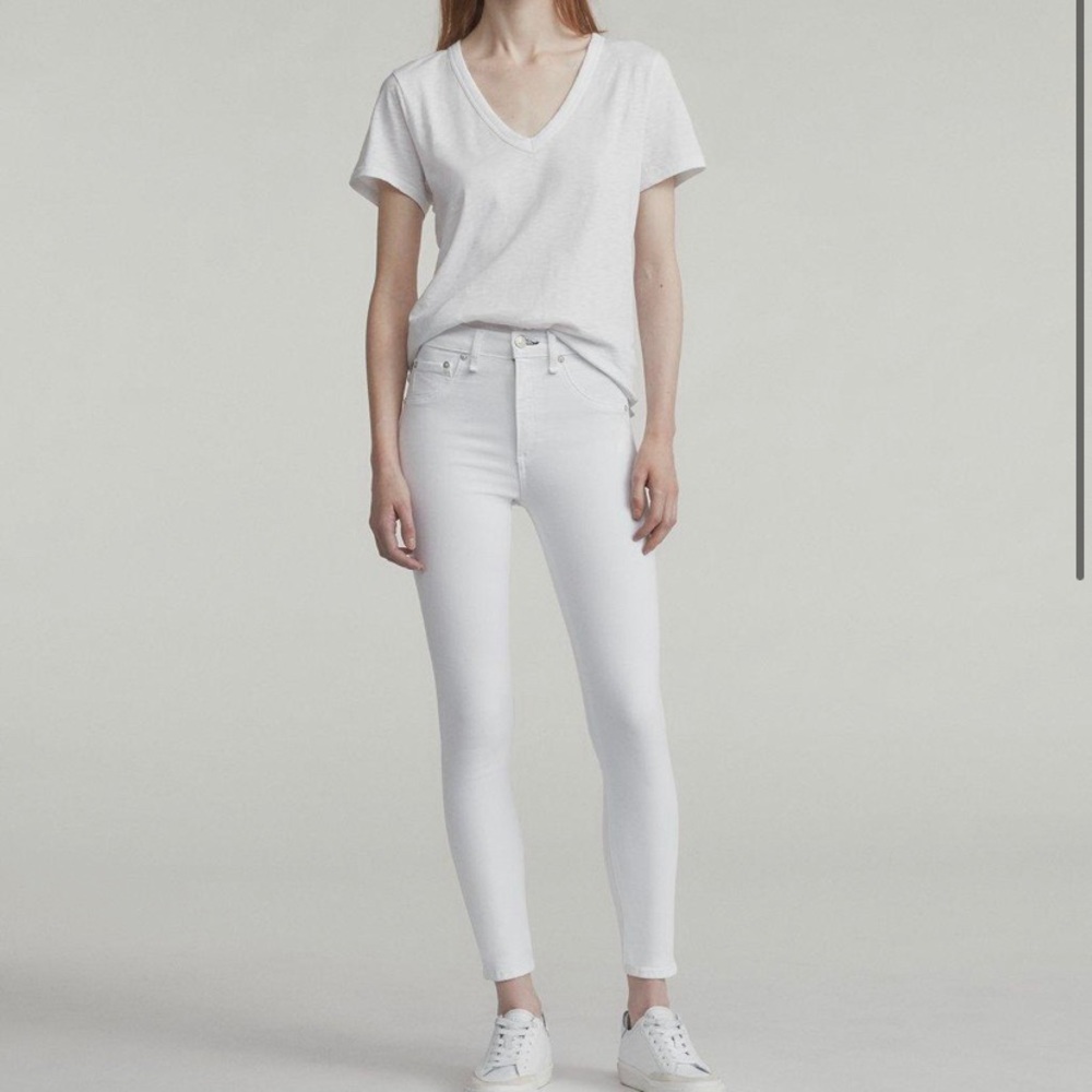 Rag and bone jeans- ankle jeans- mid to high rise